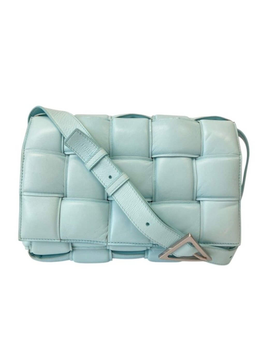 Bottega Veneta Padded Cassette Intrecciato Shoulder Bag Spearmint
